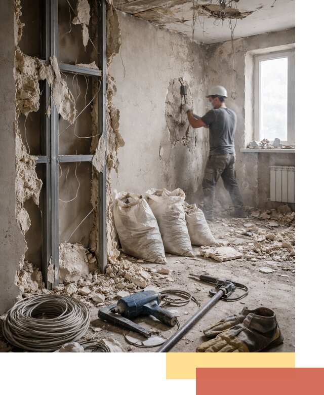 Профессиональный демонтаж зданий и конструкций в Дюртюли