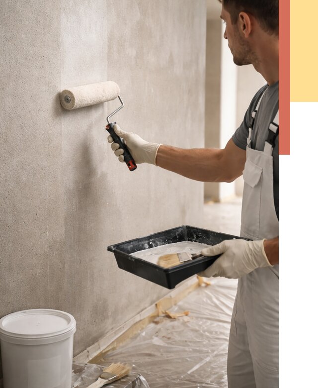 Грунтовка стен в Дюртюли от 2294 руб. м2 — быстро, недорого, с материалом | ОТДЕЛОЧНИК-Дюр