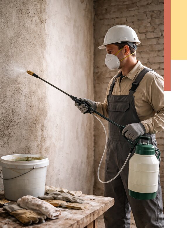 Антисептическая обработка стен в Дюртюли от 1251 руб. — быстро и недорого | ОТДЕЛОЧНИК-Дюр