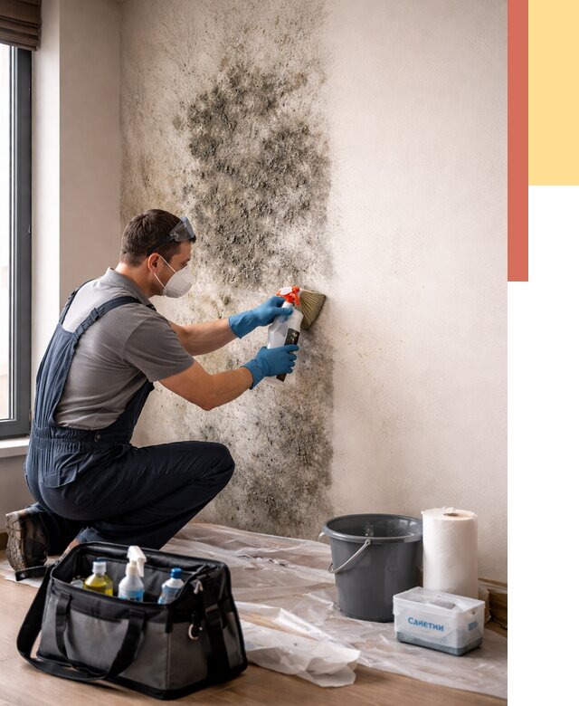 Удаление плесени со стен в Дюртюли от 2241 руб. — быстро и недорого | ОТДЕЛОЧНИК-Дюр