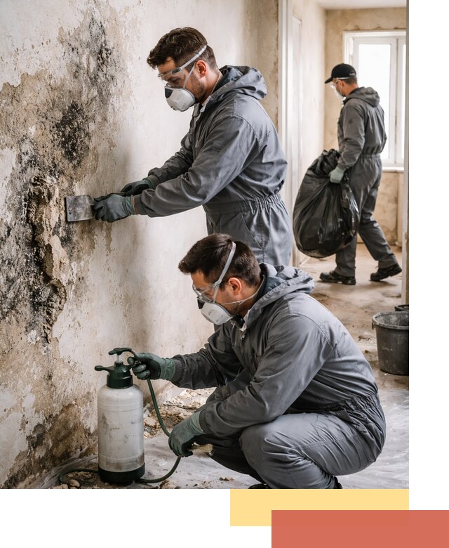 Удаление плесени со стен профессионально в Дюртюли