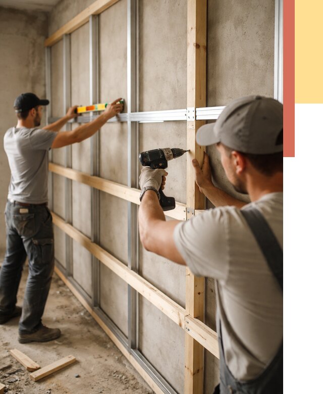 Устройство обрешетки под панели в Дюртюли от 2189 руб. — монтаж под ключ | ОТДЕЛОЧНИК-Дюр