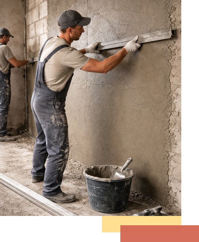 Штукатурка стен цементно-песчаная в Дюртюли профессионально