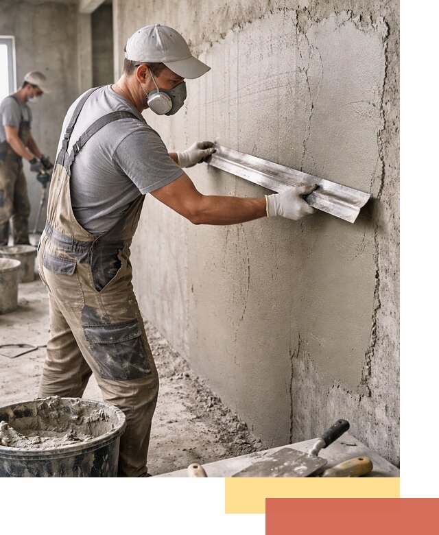 Штукатурка бетонных стен в Дюртюли качественно и долговечно