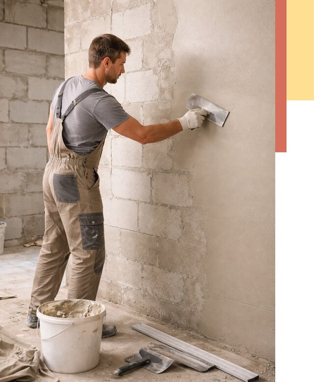 Штукатурка стен из газобетона в Дюртюли от 2189 руб./м2 — быстро и недорого | ОТДЕЛОЧНИК-Дюр