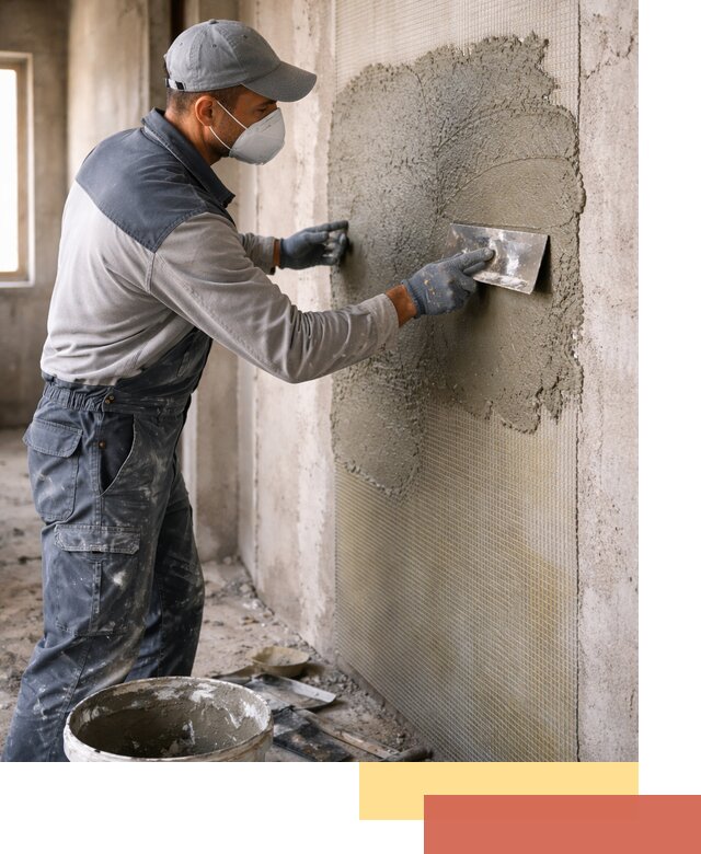 Штукатурка стен по сетке в Дюртюли под ключ качественно и быстро