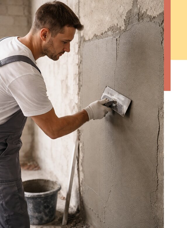 Штукатурка стен под плитку в Дюртюли от 4379 руб./м2 — выравнивание под плитку | ОТДЕЛОЧНИК-Дюр