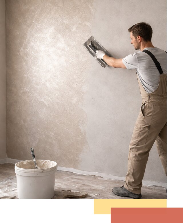 Декоративная штукатурка «Мокрый шелк» под ключ в Дюртюли