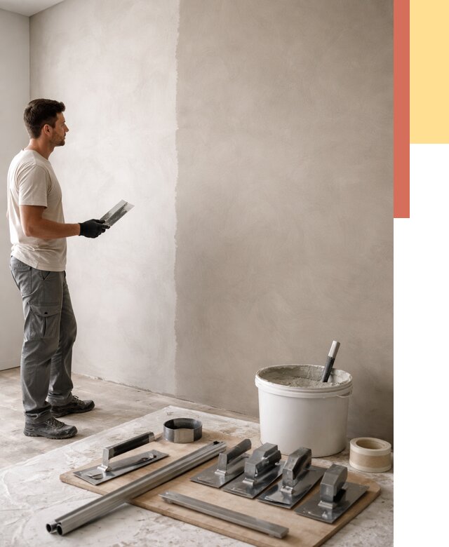 Нанесение микроцемента на стены в Дюртюли от 3336 руб./м2 под ключ | ОТДЕЛОЧНИК-Дюр