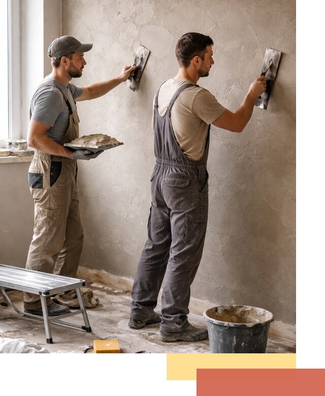 Ремонт декоративной штукатурки и восстановление фактуры в Дюртюли