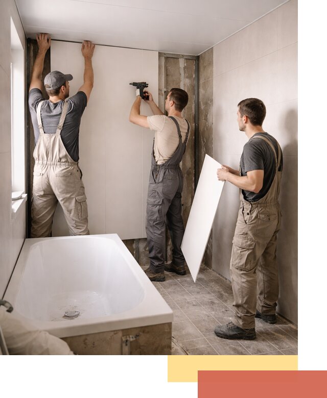 Отделка ванной панели ПВХ профессионально в Дюртюли