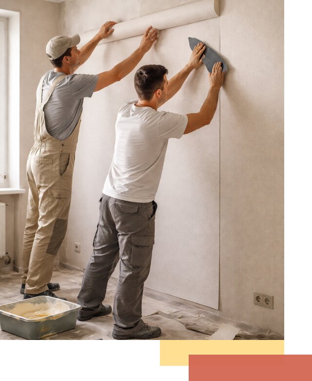 Поклейка виниловых обоев в Дюртюли профессионально и качественно