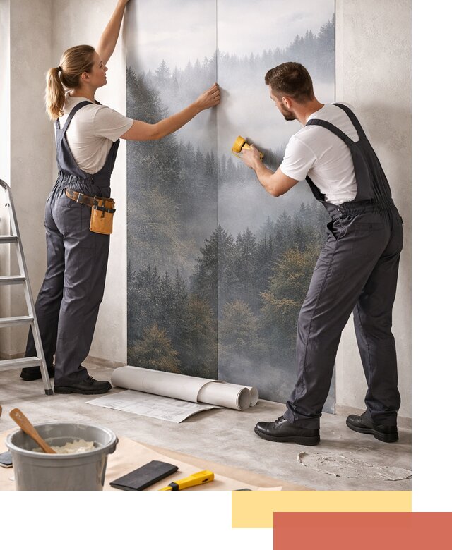 Поклейка фотообоев профессионально в Дюртюли под ключ