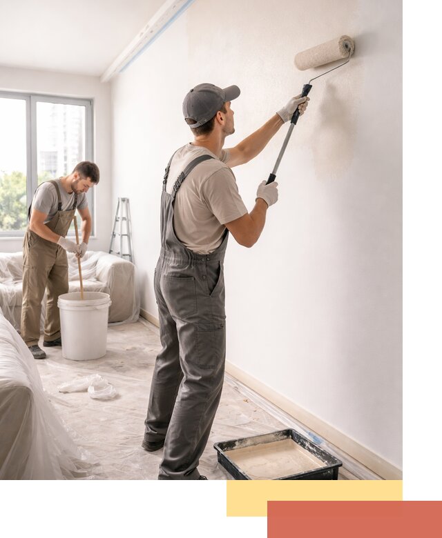 Покраска стен в офисе в Дюртюли — быстрый и качественный ремонт