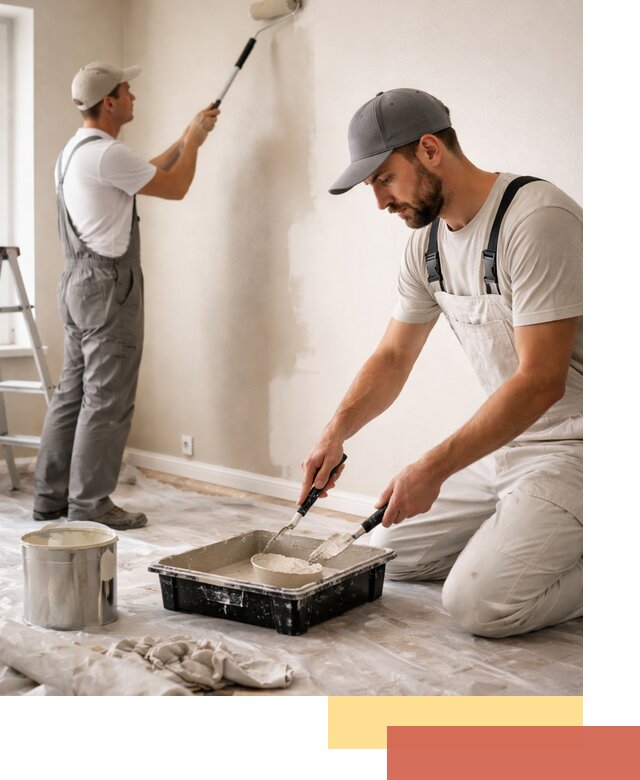 Покраска стен в квартире в Дюртюли — профессионально и аккуратно