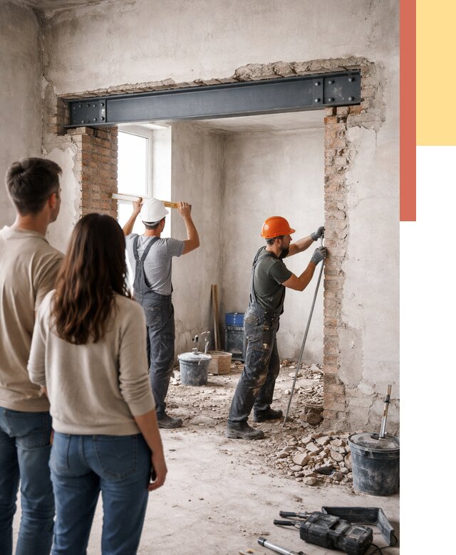 Усиление проема в стене в Дюртюли от 9904 руб. — усиление дверного проема металлоконструкцией | ОТДЕЛОЧНИК-Дюр