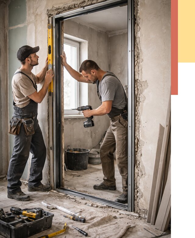 Закладка дверного проема в Дюртюли от 3649 руб. — быстро и недорого | ОТДЕЛОЧНИК-Дюр