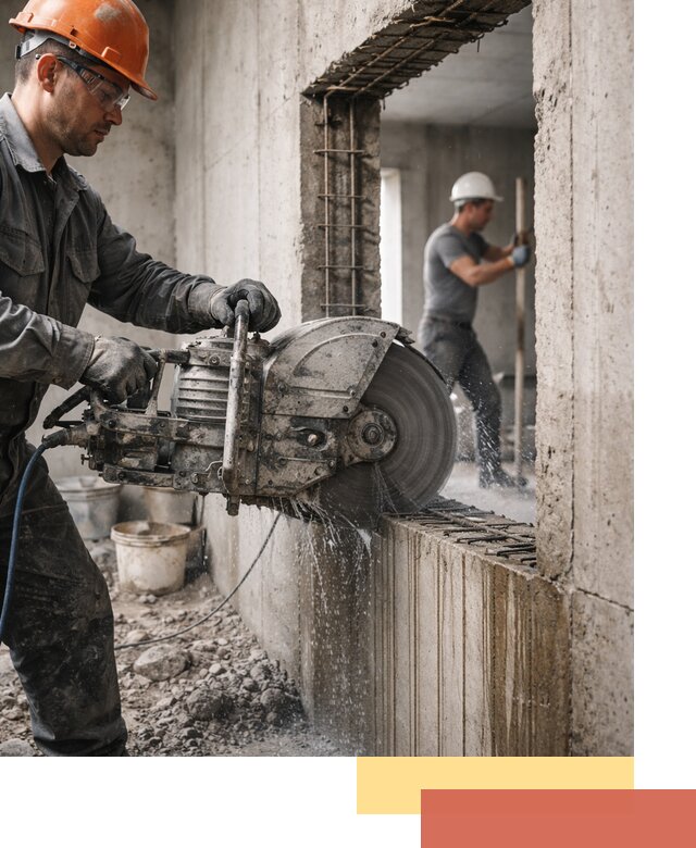 Алмазная резка проемов в Дюртюли быстро и точно