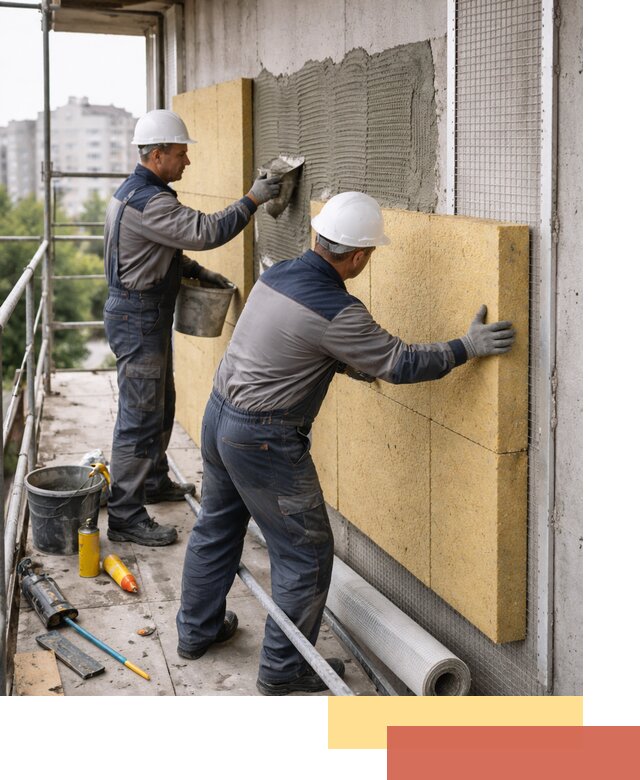 Утепление стен зданий и домов в Дюртюли качественно и надежно