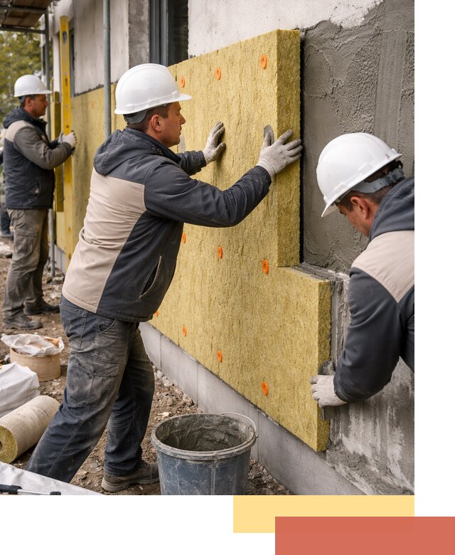 Утепление стен минватой в Дюртюли — тепло и звукоизоляция