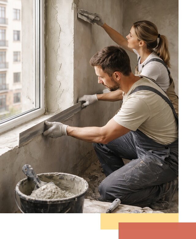 Штукатурка откосов дверей и окон профессионально в Дюртюли