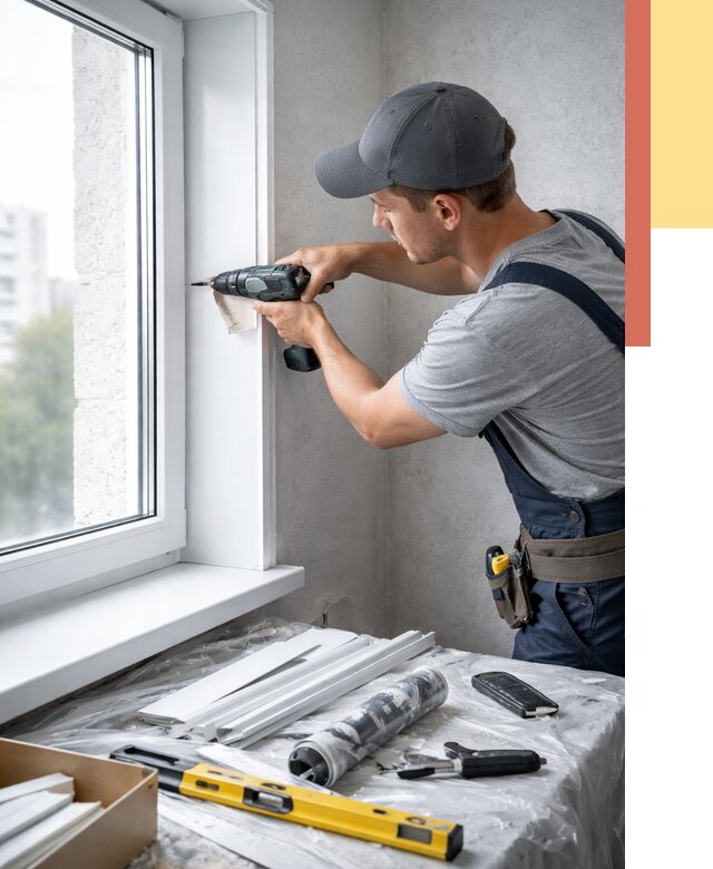 Установка пластиковых откосов в Дюртюли от 2346 руб. | ОТДЕЛОЧНИК-Дюр монтаж, быстро и недорого