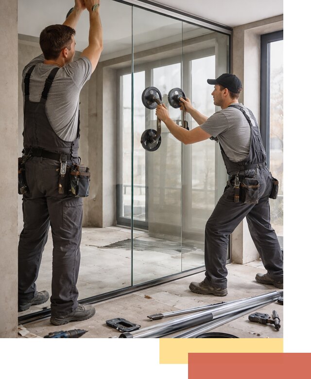 Цельностеклянные перегородки под ключ в Дюртюли