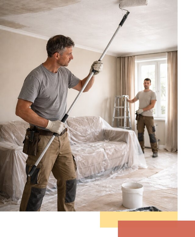 Грунтовка потолка в Дюртюли — подготовка под покраску и отделку