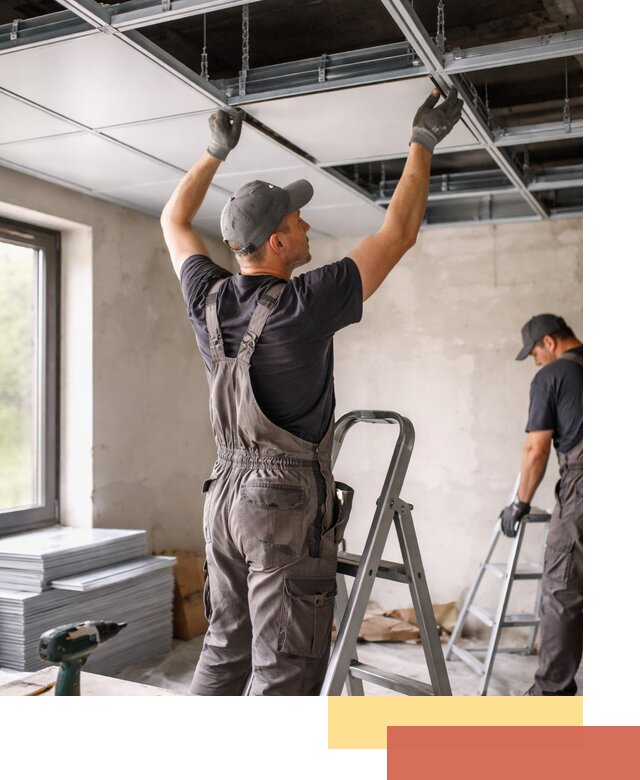 Монтаж кассетного потолка в Дюртюли качественно и быстро