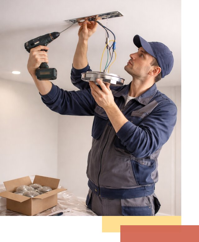 Установка люстры в натяжной потолок в Дюртюли