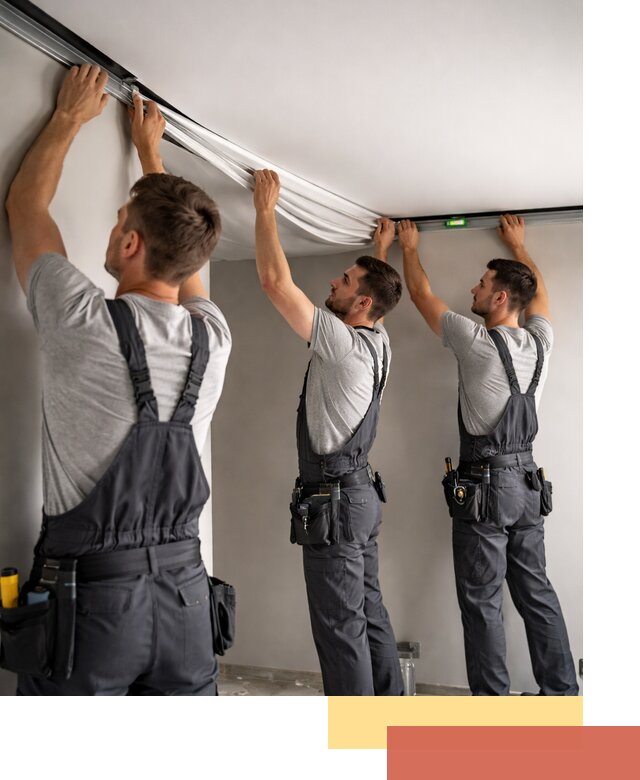 Теневые натяжные потолки в Дюртюли: монтаж и отделка быстро и качественно