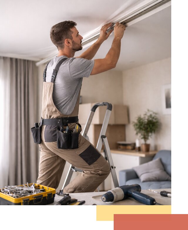 Ремонт натяжных потолков в Дюртюли — качественно и оперативно