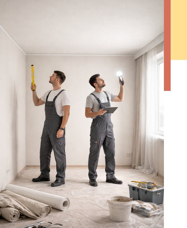 Отделка потолка в Дюртюли недорого от 782 руб/м2 | Услуги ОТДЕЛОЧНИК-Дюр