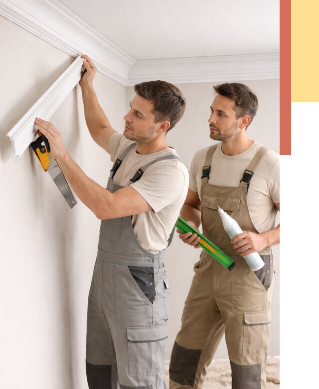 Монтаж потолочного плинтуса в Дюртюли от 2398 руб. — быстро и недорого | ОТДЕЛОЧНИК-Дюр