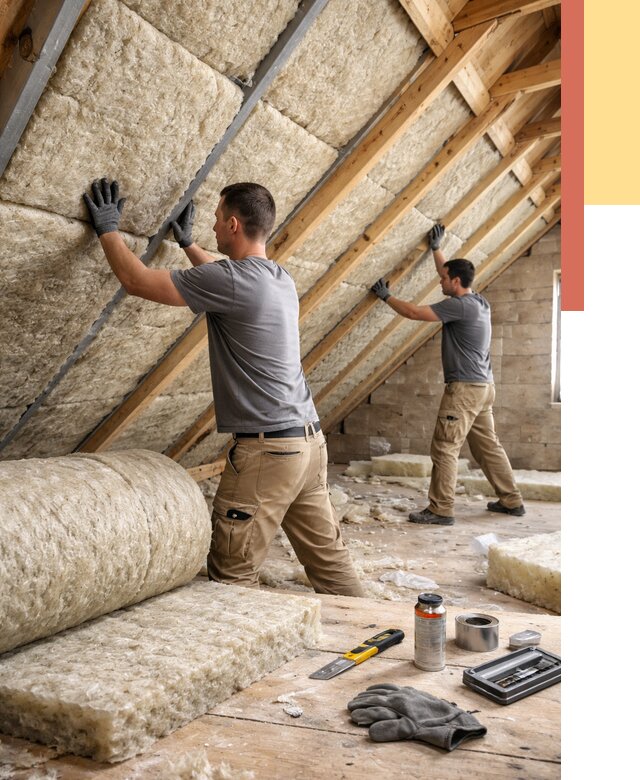 Утепление потолка минватой в Дюртюли от 1512 руб. — быстро и недорого | ОТДЕЛОЧНИК-Дюр