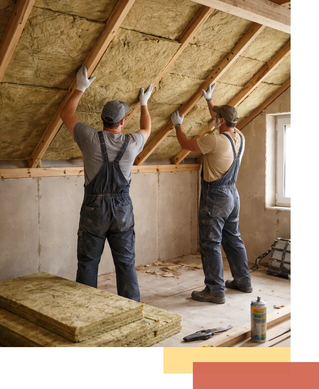 Утепление потолка минеральной ватой в Дюртюли