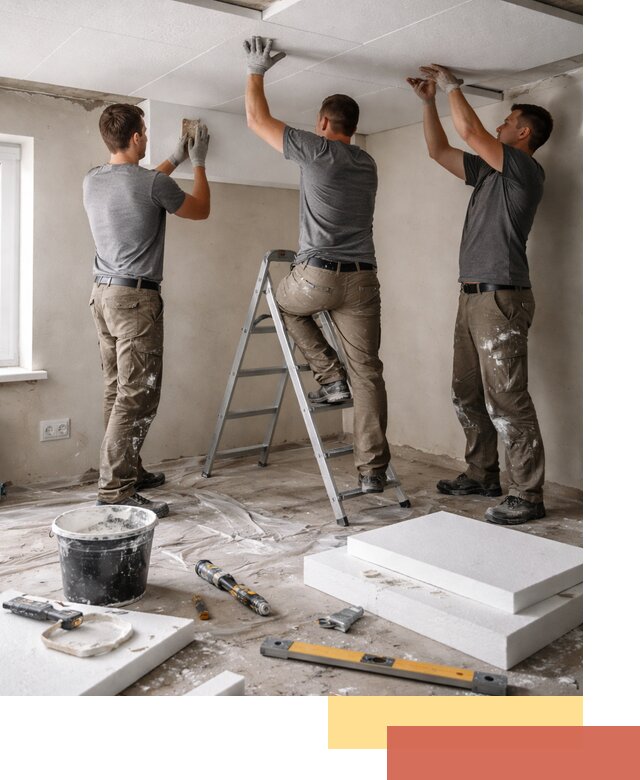 Утепление потолка пенопластом в Дюртюли быстро и качественно