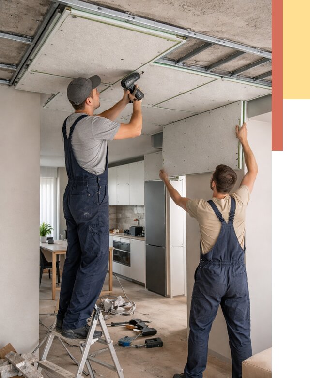 Шумоизоляция потолка панелями зипс в Дюртюли от 1929 руб. под ключ | ОТДЕЛОЧНИК-Дюр